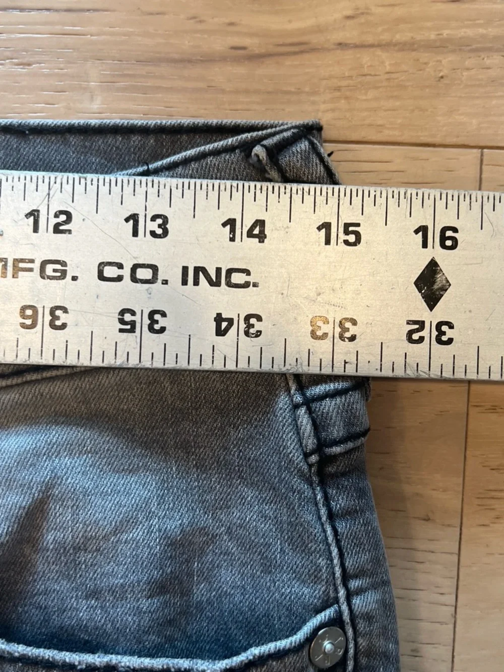 grail true religion stacked ricky cut gray straight leg denim